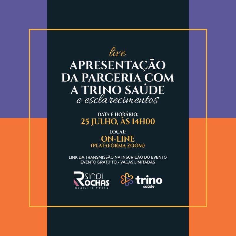 Live • Apresentação da Parceria com a Trino Saúde e Esclarecimentos