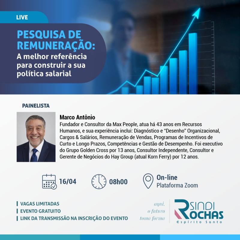 Live • Pesquisa de Remuneração – A Melhor Referência para Construir a sua Política Salarial