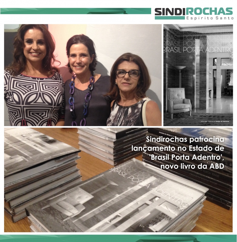 Sindirochas patrocina lançamento no Estado de 'Brasil Porta Adentro', novo livro da ABD